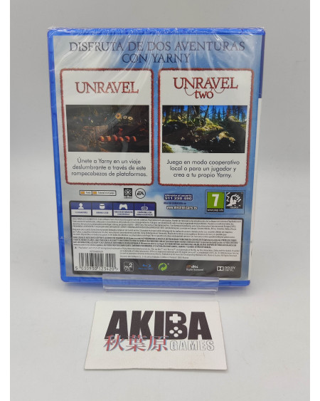 Ps4- Unravel 1 & 2 PAL ES