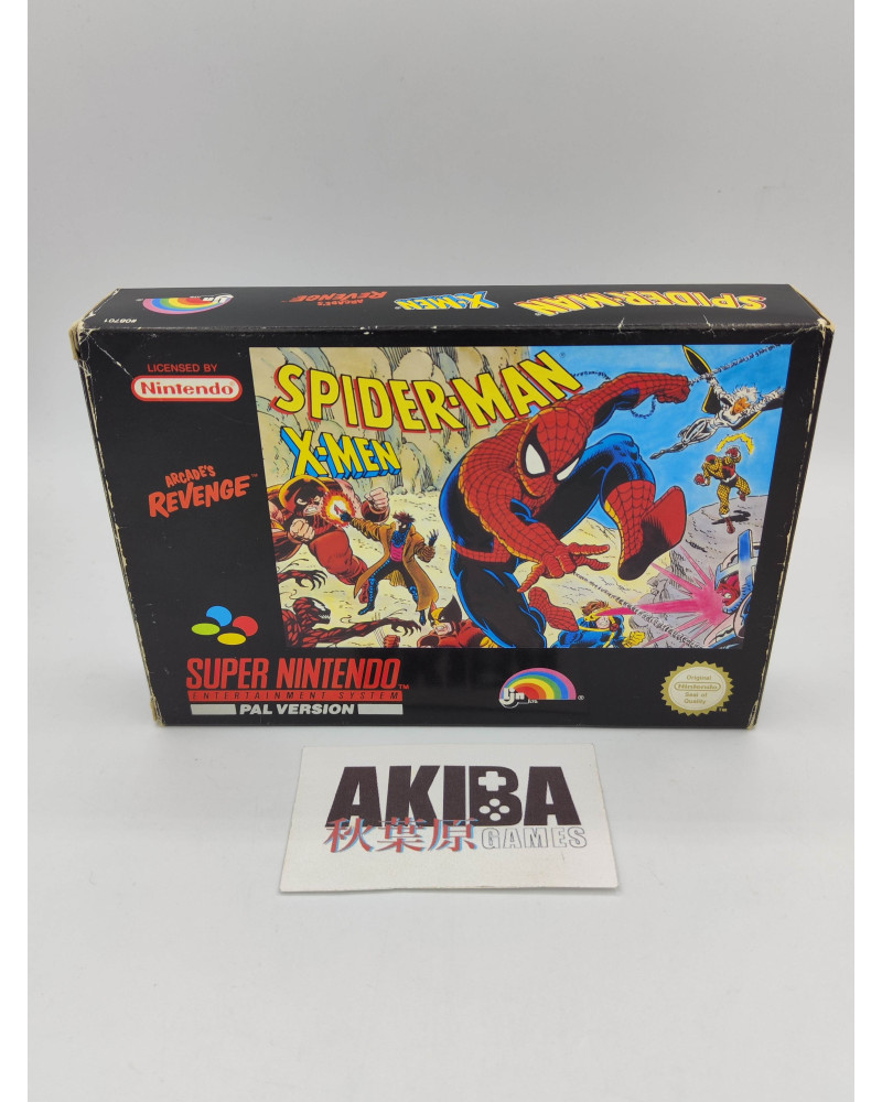 SN- Spider-man X-Men Arcade's Revenge PAL ES