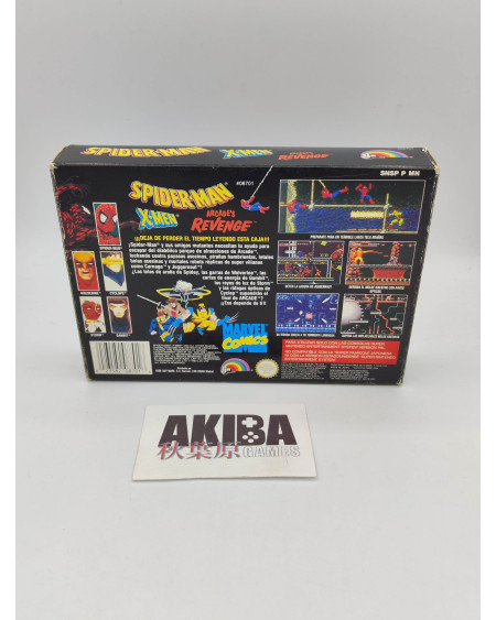 SN- Spider-man X-Men Arcade's Revenge PAL ES