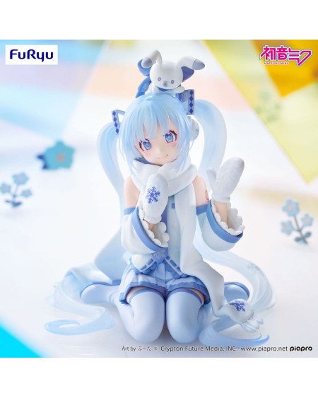 Hatsune Miku Estatua PVC Noodle Stopper Snow Miku Sky Town 10th Ver. 10 cm
