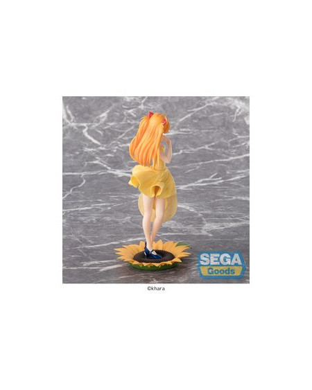 ASUKA SUMMER DRESS VERSION 2 FIGURA 24 CM NEON GENESIS EVANGELION LUMINASTA