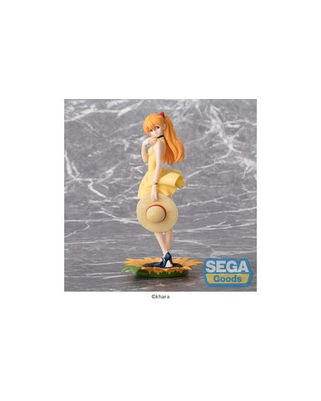 ASUKA SUMMER DRESS VERSION 2 FIGURA 24 CM NEON GENESIS EVANGELION LUMINASTA