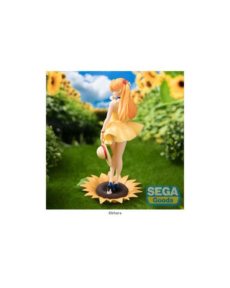ASUKA SUMMER DRESS VERSION 2 FIGURA 24 CM NEON GENESIS EVANGELION LUMINASTA