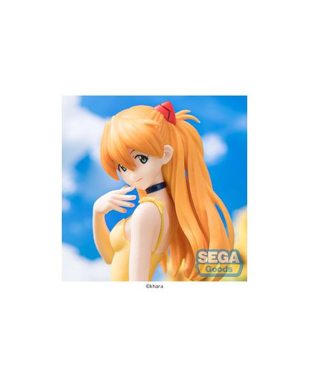 ASUKA SUMMER DRESS VERSION 2 FIGURA 24 CM NEON GENESIS EVANGELION LUMINASTA