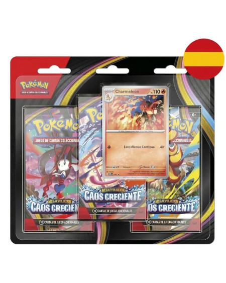 Blister 3 sobres Caos Creciente Megaevolución