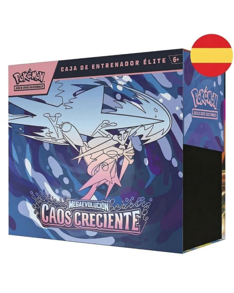 Caja Entrenador Élite Caos Creciente Megaevolución
