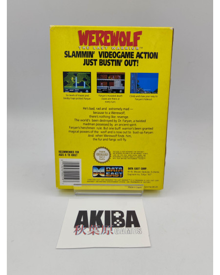 NES- Werewolf: the last warrior