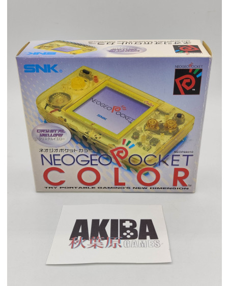 CON- Neo Geo Pocket Color Amarillo Transparente