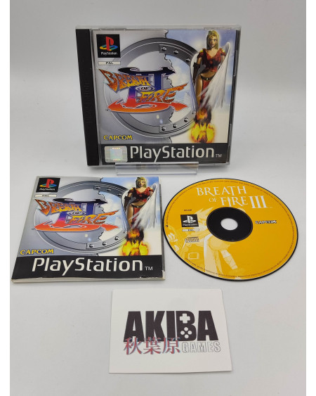 PS1- Breath of fire III PAL ES