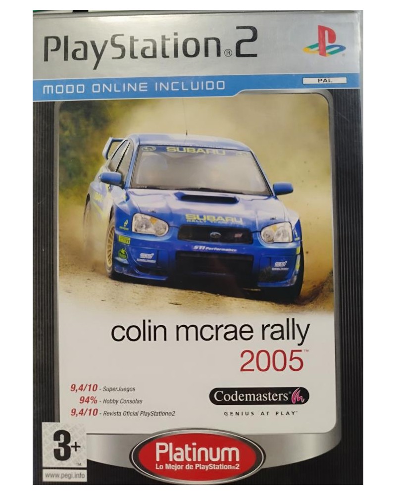 PS2 - Colin mcrae Rally 2005 platinum  PAL