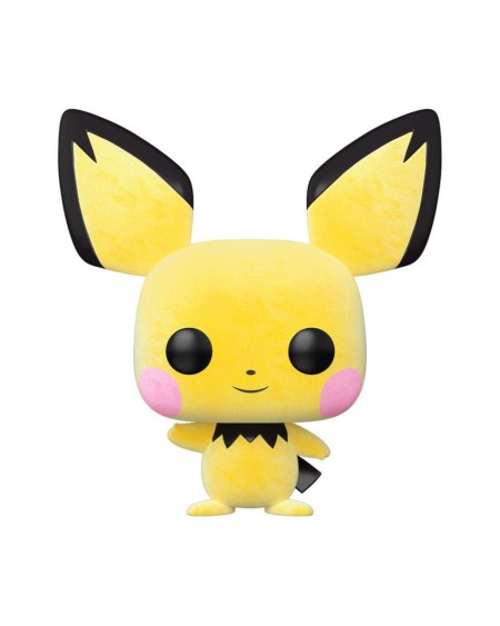Funko POP  Pokémon Pichu Flocked Exclusivo 9cm