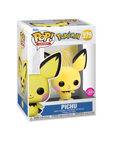 Funko POP! Pokémon Pichu Flocked Exclusivo 9cm