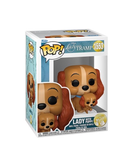 Funko POP! Disney La Dama y el Vagabundo Lady w/puppy