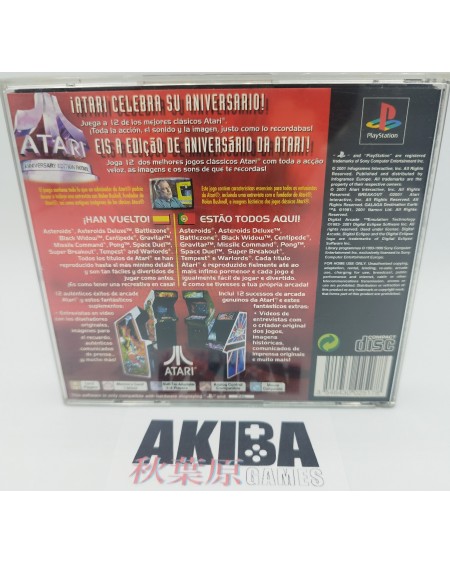 PS1 - Atari Anniversary Edition redux PAL