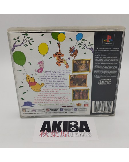 PS1 - Ven a la Fiesta con Winnie the Pooh PAL