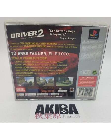 PS1 - Driver 2 Platinum PAL