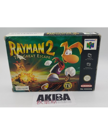 N64 - Rayman 2 + mapa PAL ES