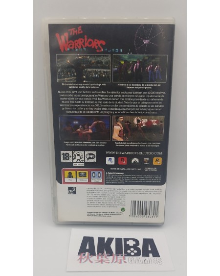 PSP - The Warriors PAL Es