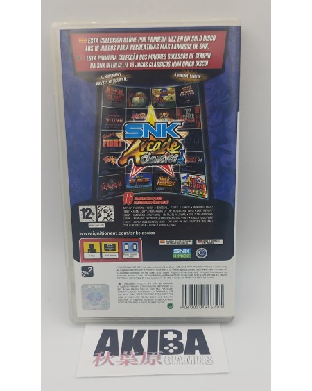 PSP - SNK Arcade Classics vol.1 PAL ES