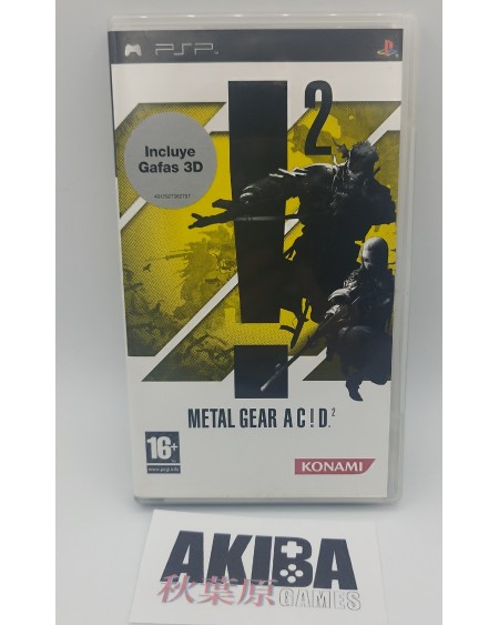 PSP - Metal Gear Ac!d 2 + Gafas PAL Es