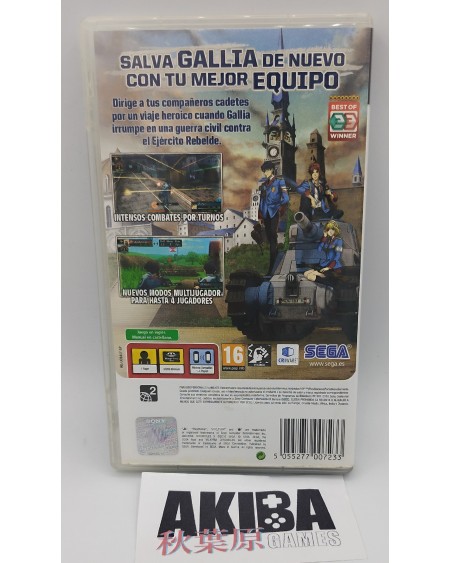 PSP - Valkyria Chronicles II PAL ES
