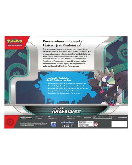 Blister Pokémon Grafaiai April Ex Box Español