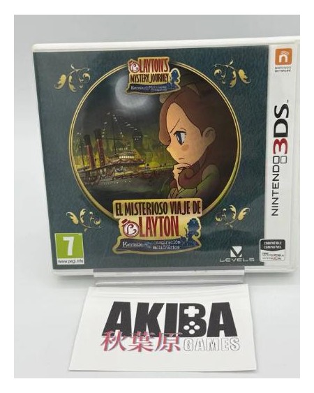 3DS - El misterioso viaje de Layton  PAL ES