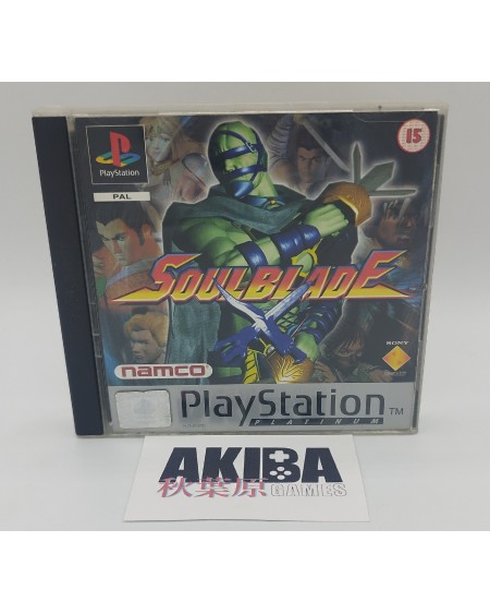 PS1 - Soulblade Platinum PAL