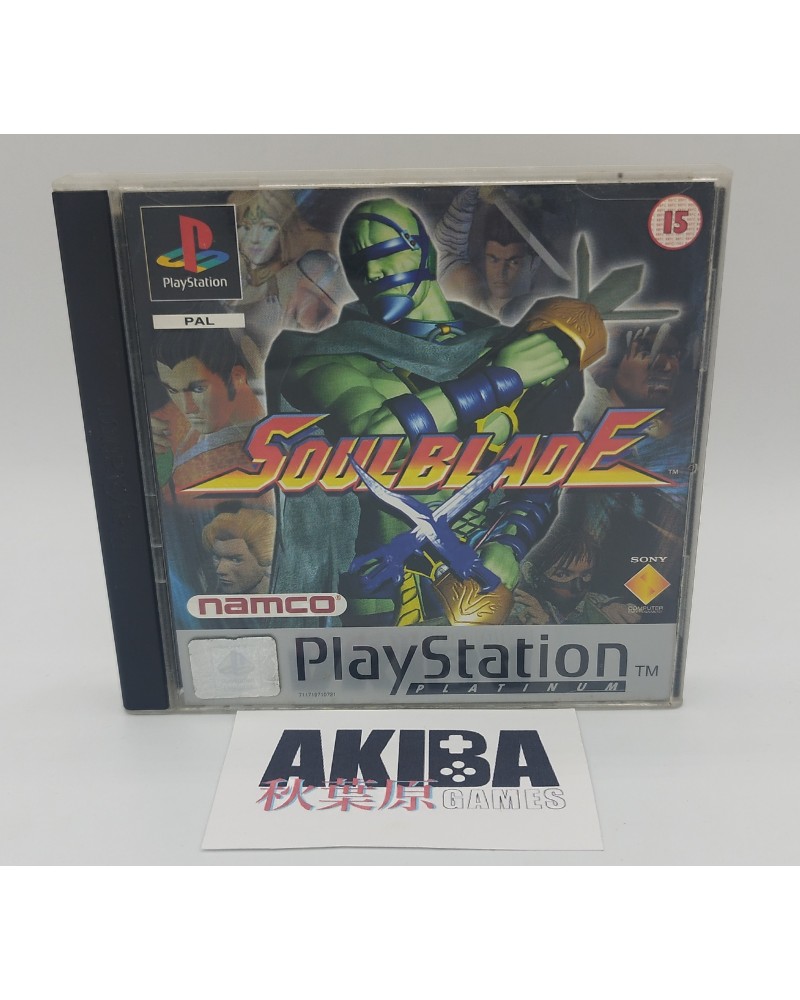 PS1 - Soulblade Platinum PAL