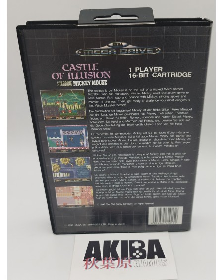 MD - Castle of Ilusion Mickey Mouse