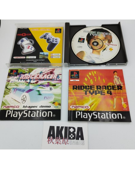PS1 - Ridge Racer Type 4 x demo PAL