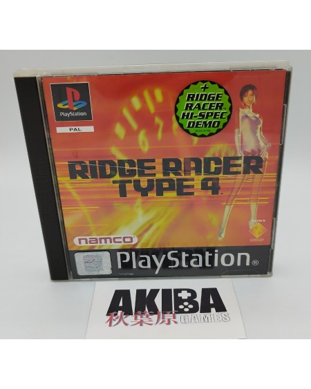 PS1 - Ridge Racer Type 4 x demo PAL