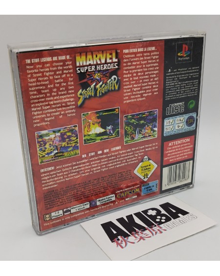 PS1 - Marvel Super Heroes vs Street Fighter
