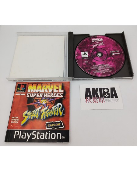 PS1 - Marvel Super Heroes vs Street Fighter