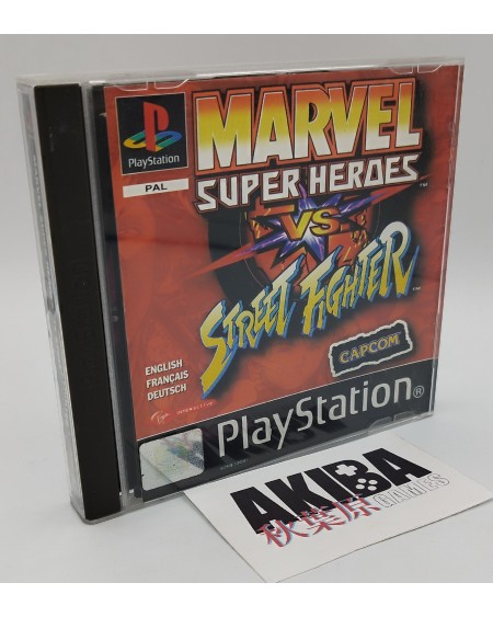 PS1 - Marvel Super Heroes vs Street Fighter