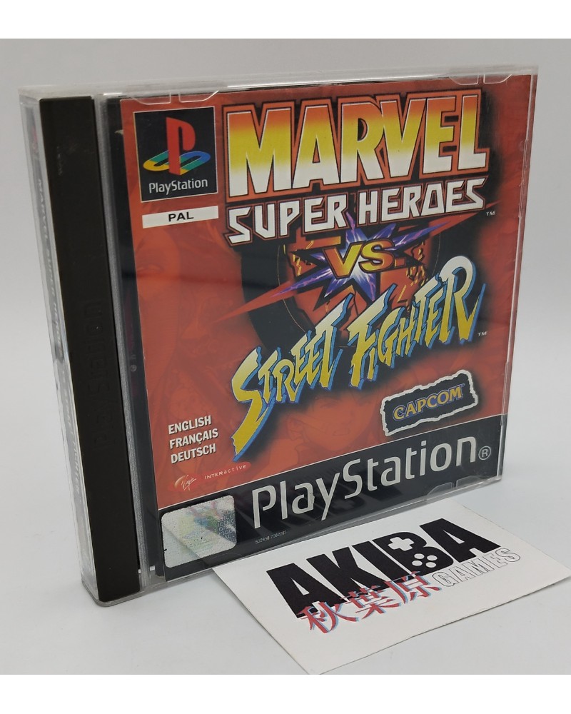 PS1 - Marvel Super Heroes vs Street Fighter