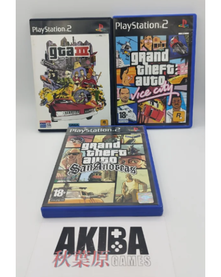 PS2 - Grand Theft Auto: La Trilogía