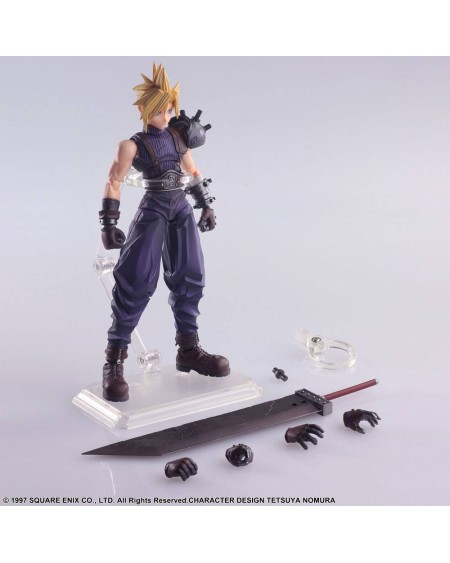 CLOUD STRIFE ACTION FIG. 15 CM FINAL FANTASY VII REMAKE BRING ARTS