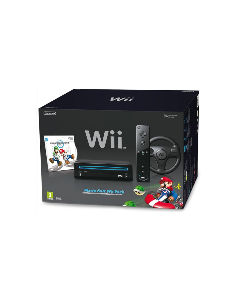 Wii Negra Edicion Mario Kart
