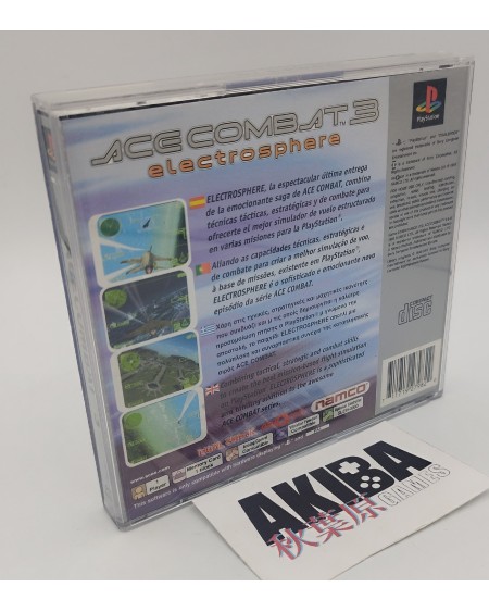 PS1 - Ace Combat 3 Electrosphere platinum PAL