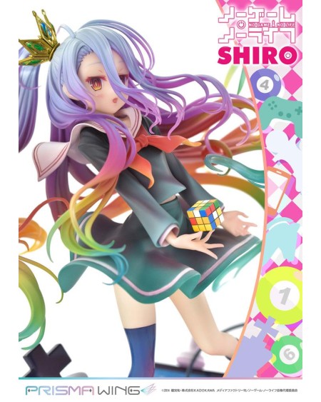 Figura No Game No Life PVC 1/7 Prisma Wing Shiro