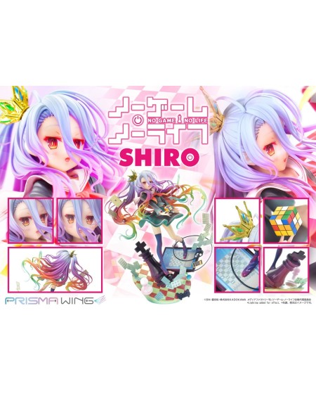 Figura No Game No Life PVC 1/7 Prisma Wing Shiro