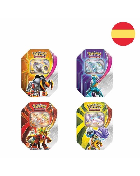 Lata de cartas Destinos Paradójicos Pokémon español