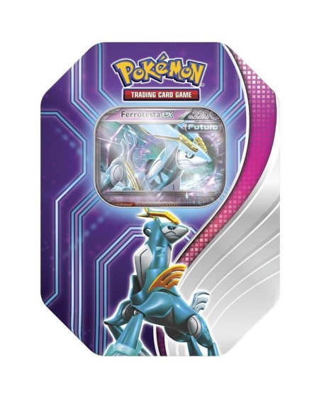 Lata de cartas Destinos Paradójicos Pokémon español