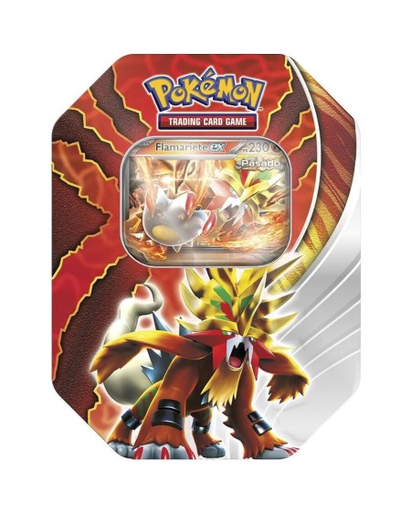 Lata de cartas Destinos Paradójicos Pokémon español