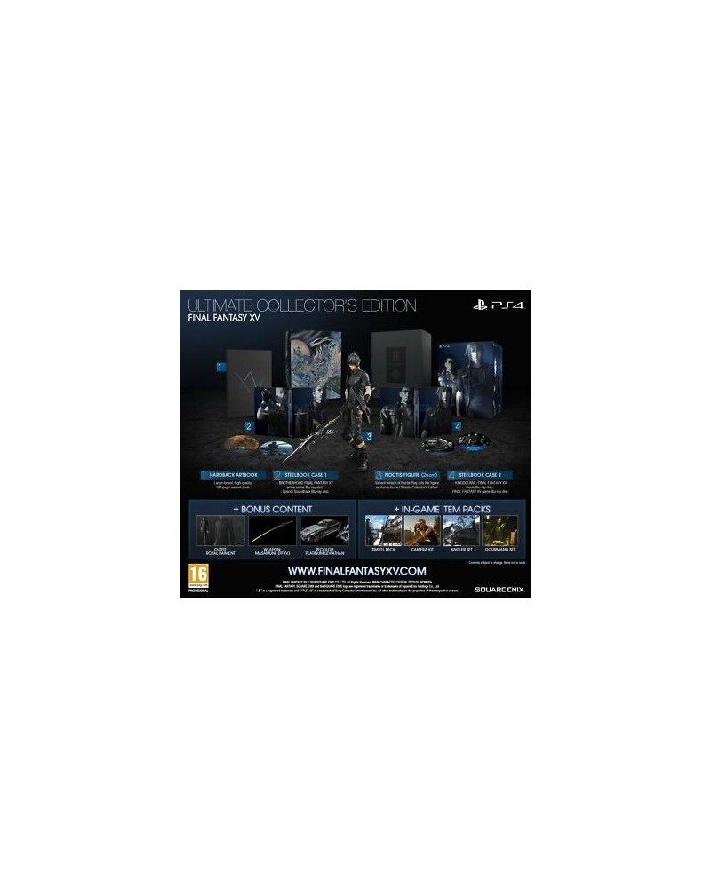 PS4 - Final Fantasy XV Ultimate Collector Ed  PAL 