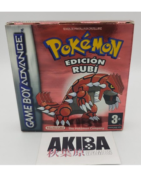 GBA - Pokemon Edición Rubí PAL ES