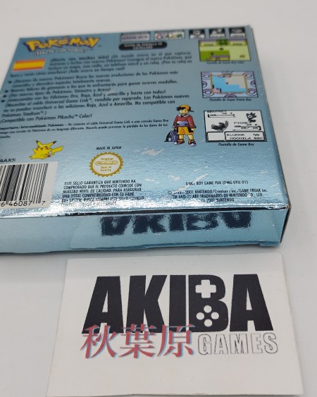 GBC - Pokemon Edición Plata PAL ES