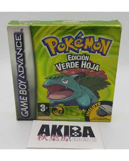 GBA - Pokémon Edición Verde Hoja PAL ES