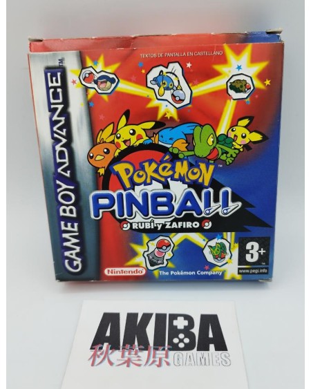 GBA - Pokemon Pinball PAL ES